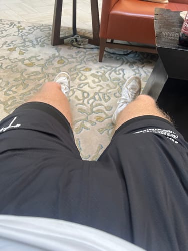Customer photo review of Signature Tech Liner Shorts