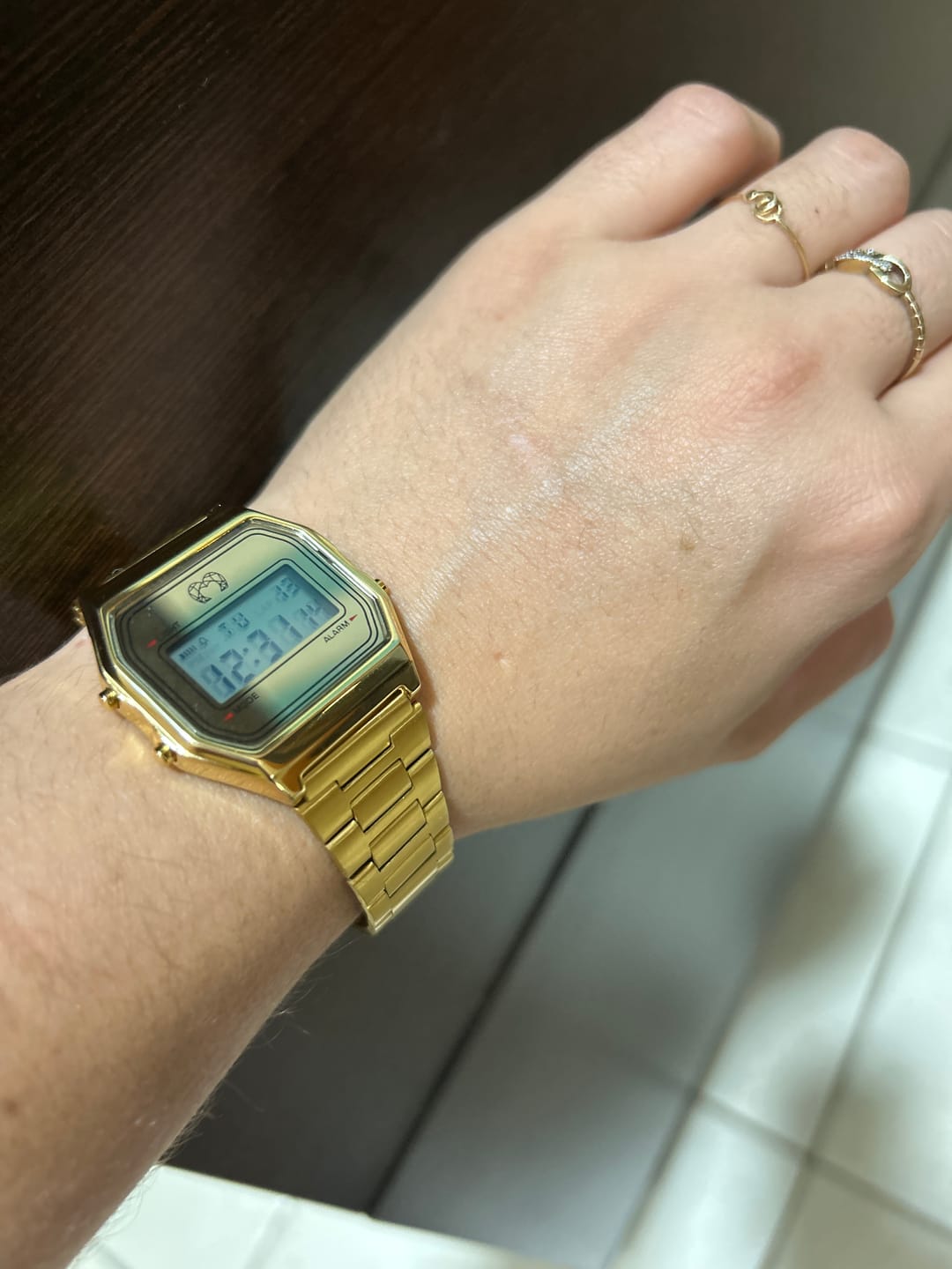 Customer photo review of Reloj Digital Vintage