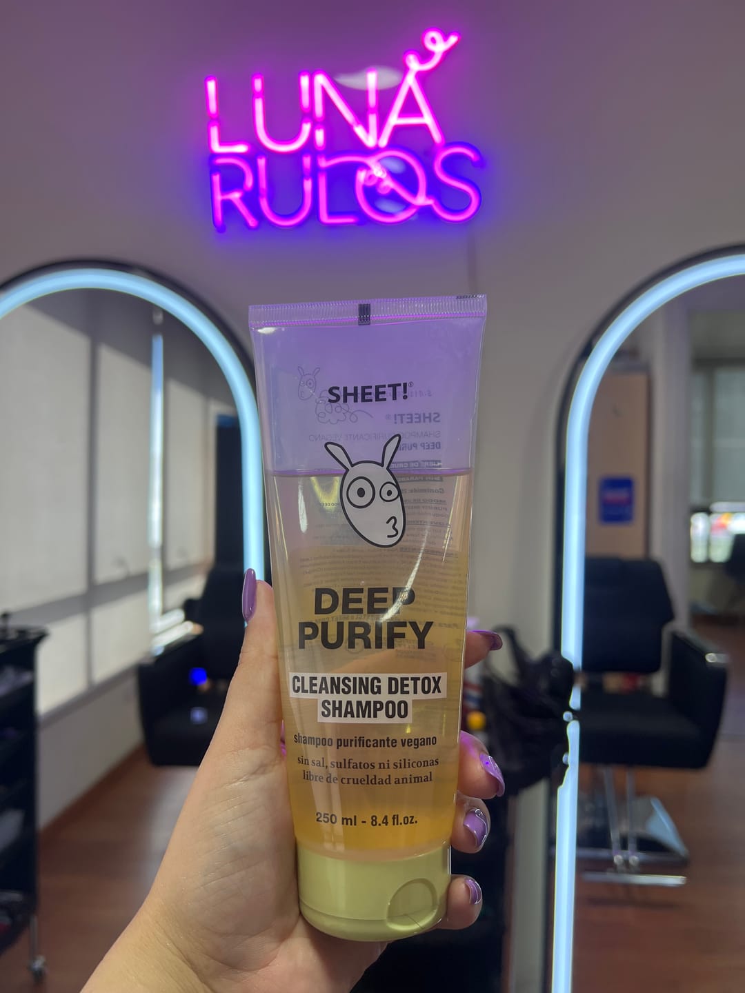 Customer photo review of Shampoo limpieza profunda: detox para un cabello renovado