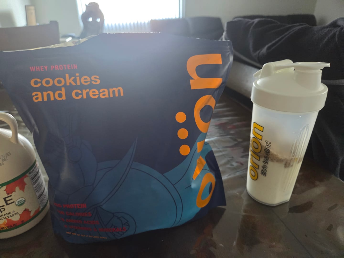 Customer photo review of Cookies and Cream Whey Isolate
