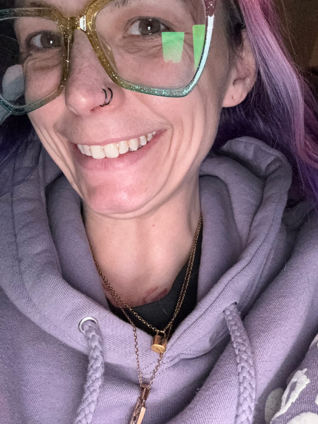 Customer photo review of Ellie Initial Love Lock Necklace (Bundle)