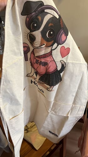 Customer photo review of Delantal  Personalizado Mascota