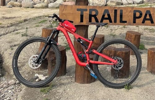 Customer photo review of Top Tube Bike Bag-Waterproof