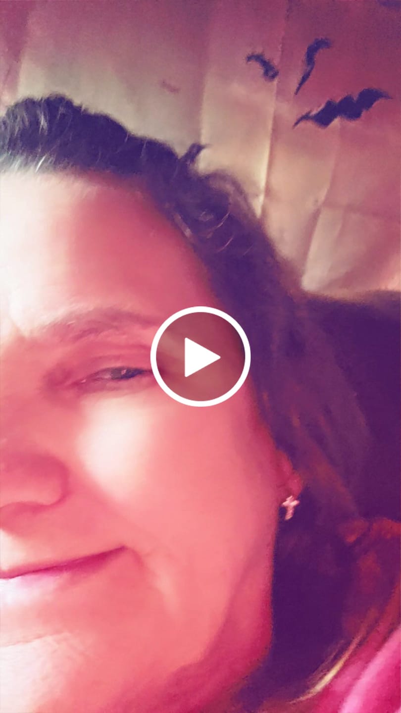 Customer video review of Danielle 18k White Gold Plated 18mm Hoop Cross Earrings with Swarovski Crystals
