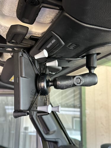 Customer photo review of JL/JLU Rearview Mirror Delete