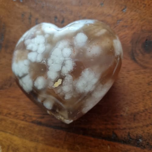 Customer photo review of Agate fleur - Coeur
