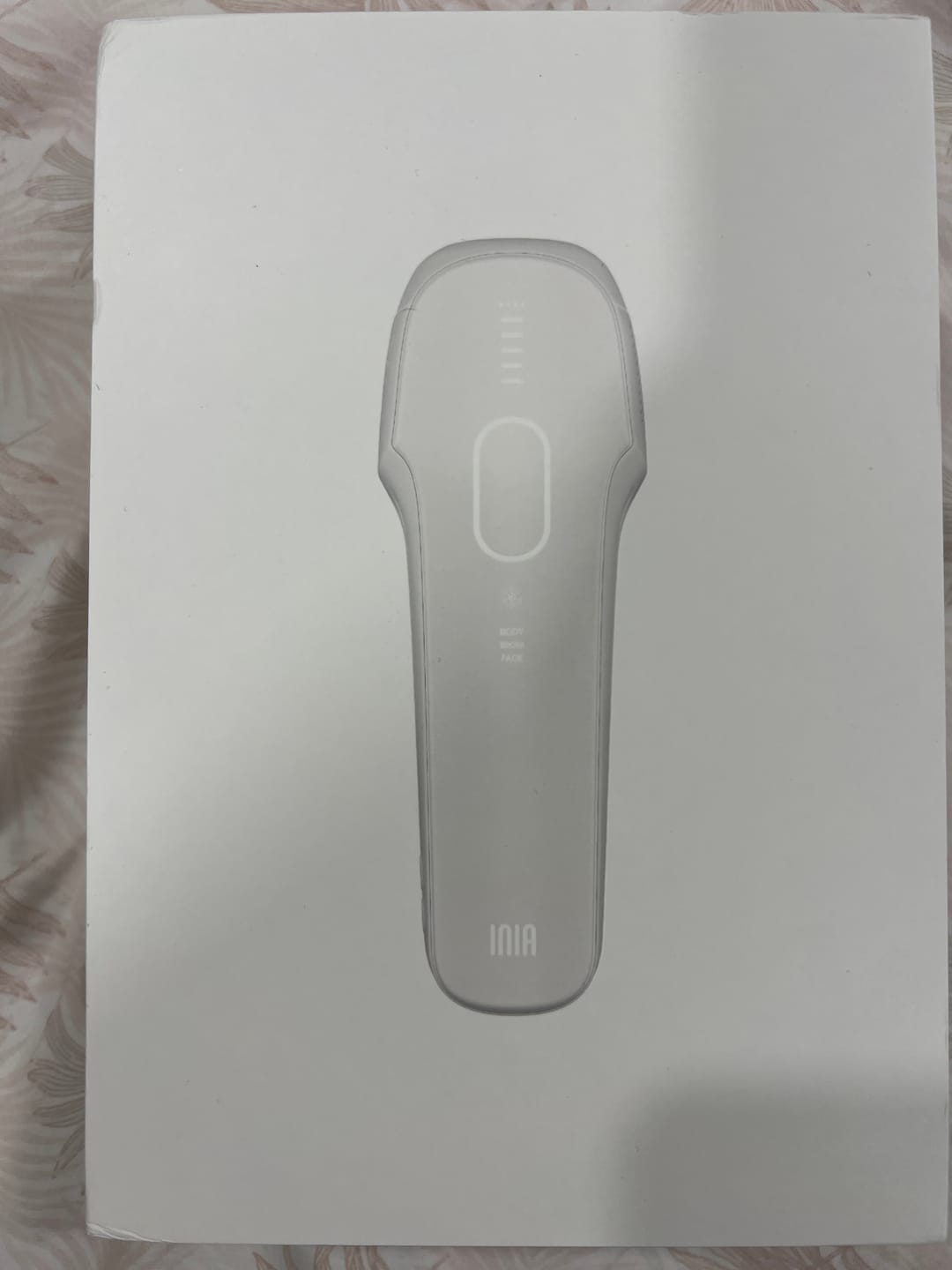 Customer photo review of INIA HAUTE Pro IPL Hair Removal Device