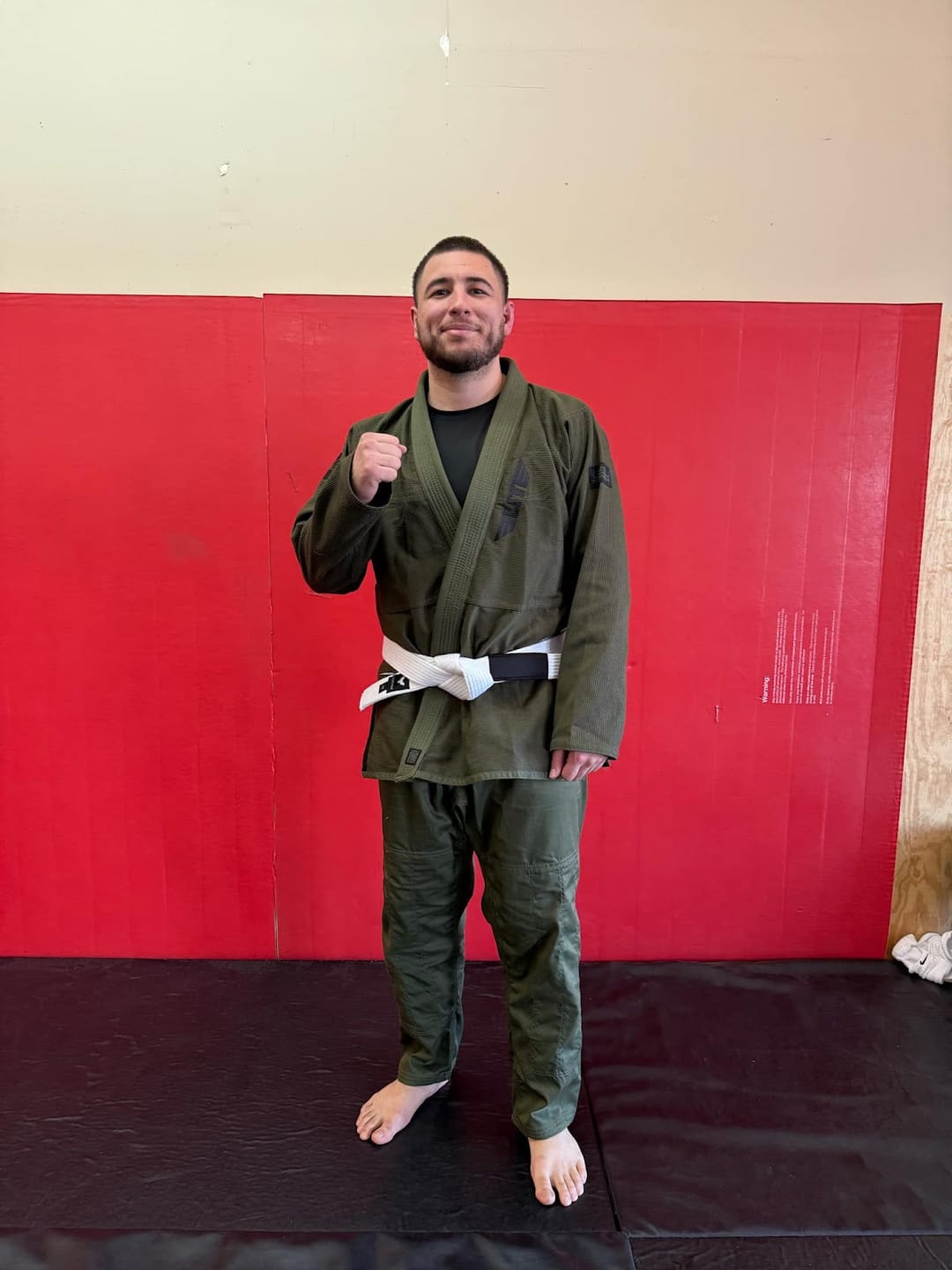 Customer photo review of Core Military Green Brazilian Jiu Jitsu Mens BJJ Gi