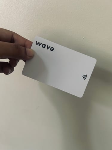 Customer photo review of Wave NFC Business Card