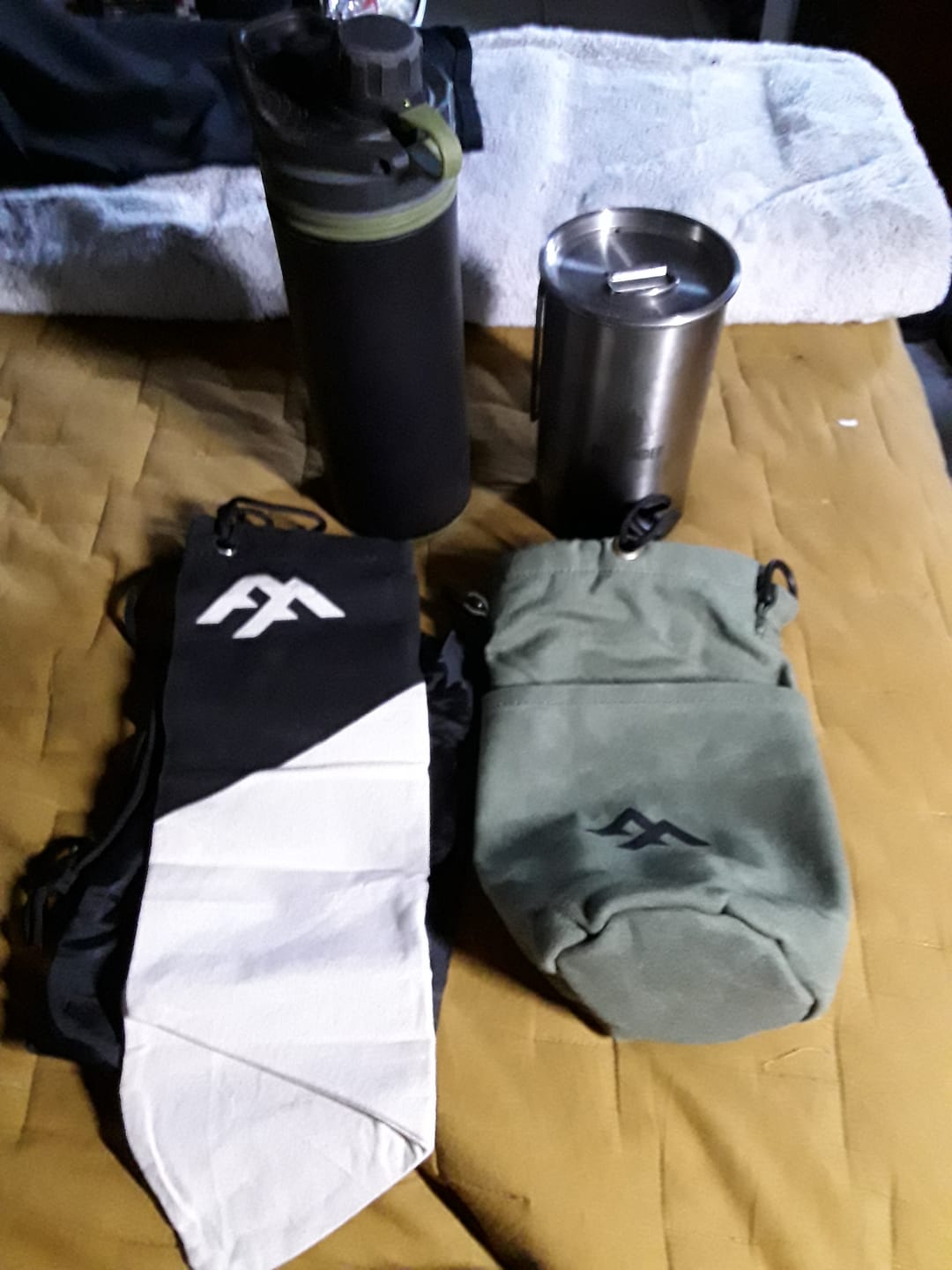 Customer photo review of Insulated Bottle Bags | For Grayl & Nested 32oz Bottles & Cups