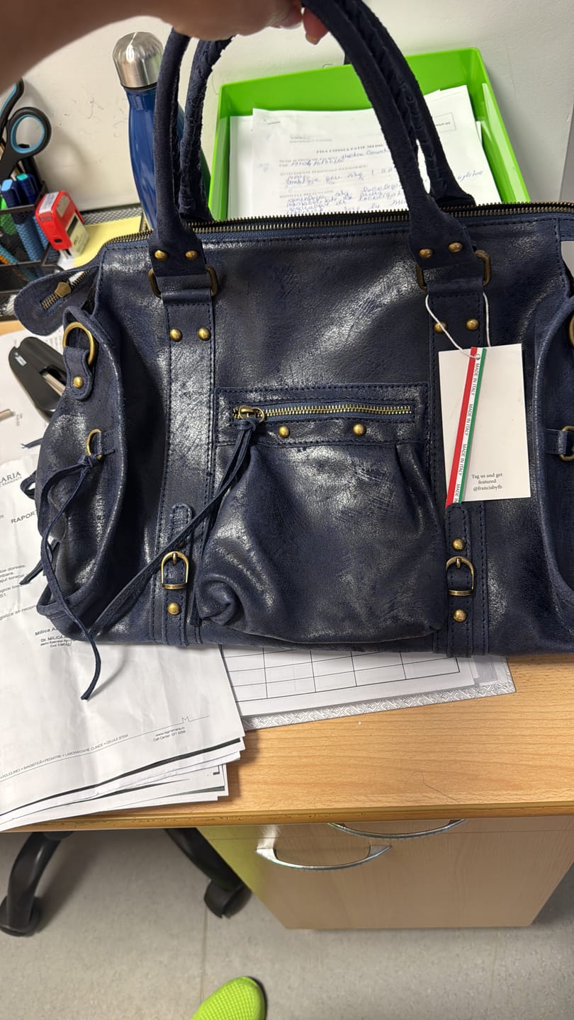 Customer photo review of It girl bag navy