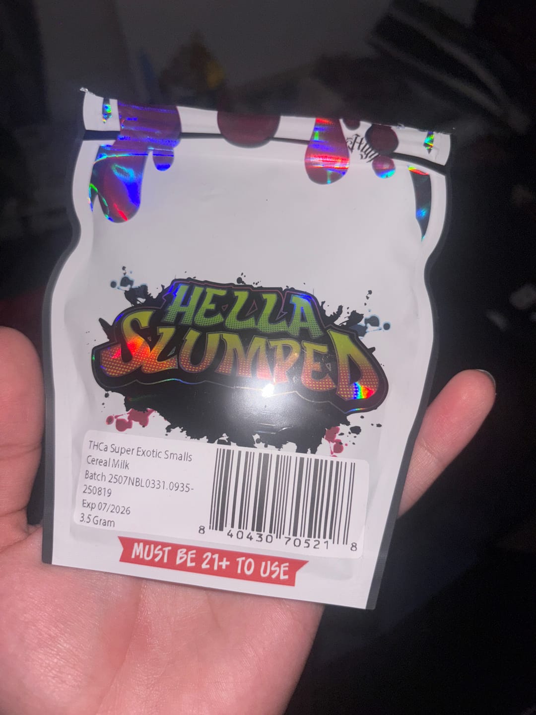 Customer photo review of FREE SAMPLE (with code) THCa Flower