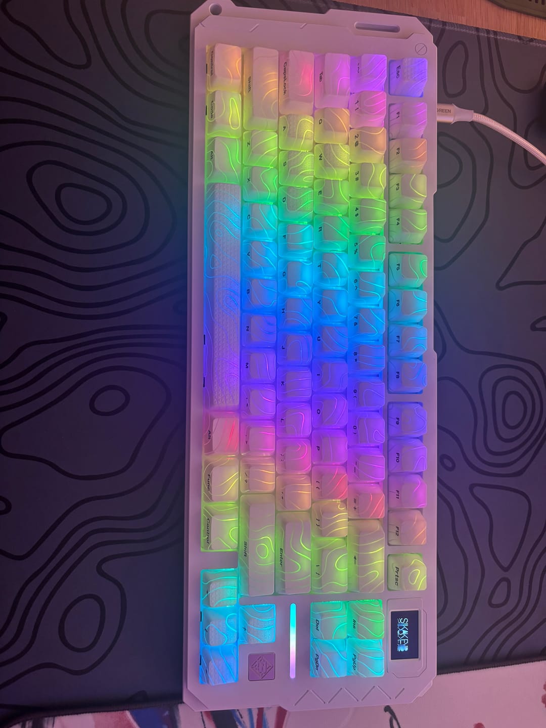 Customer photo review of Sikakeyb Castle HM80 Alüminyum Klavye (Manyetik Switch / HE)
