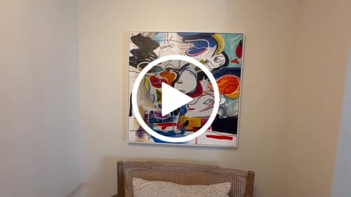Customer review photo for ABSTRACT GRAFFITI ART #GA055