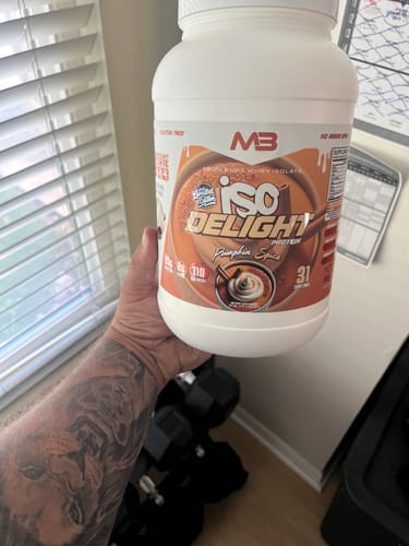 Customer photo review of IsoDelight Protein
