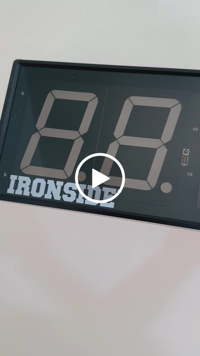 Customer video review of Timer Reloj para Gimnasio IRONSIDE