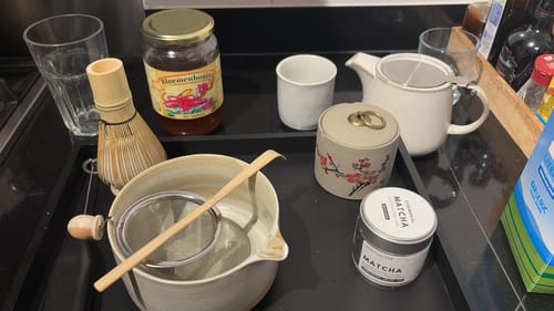 Customer photo review of Monthly Matcha Club with Free Matcha Whisk and Chashaku