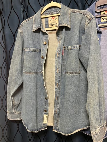 坂東 review of 二色展開　アメカジ定番ウォッシュド加工ワークシャツ image 1 out of 3