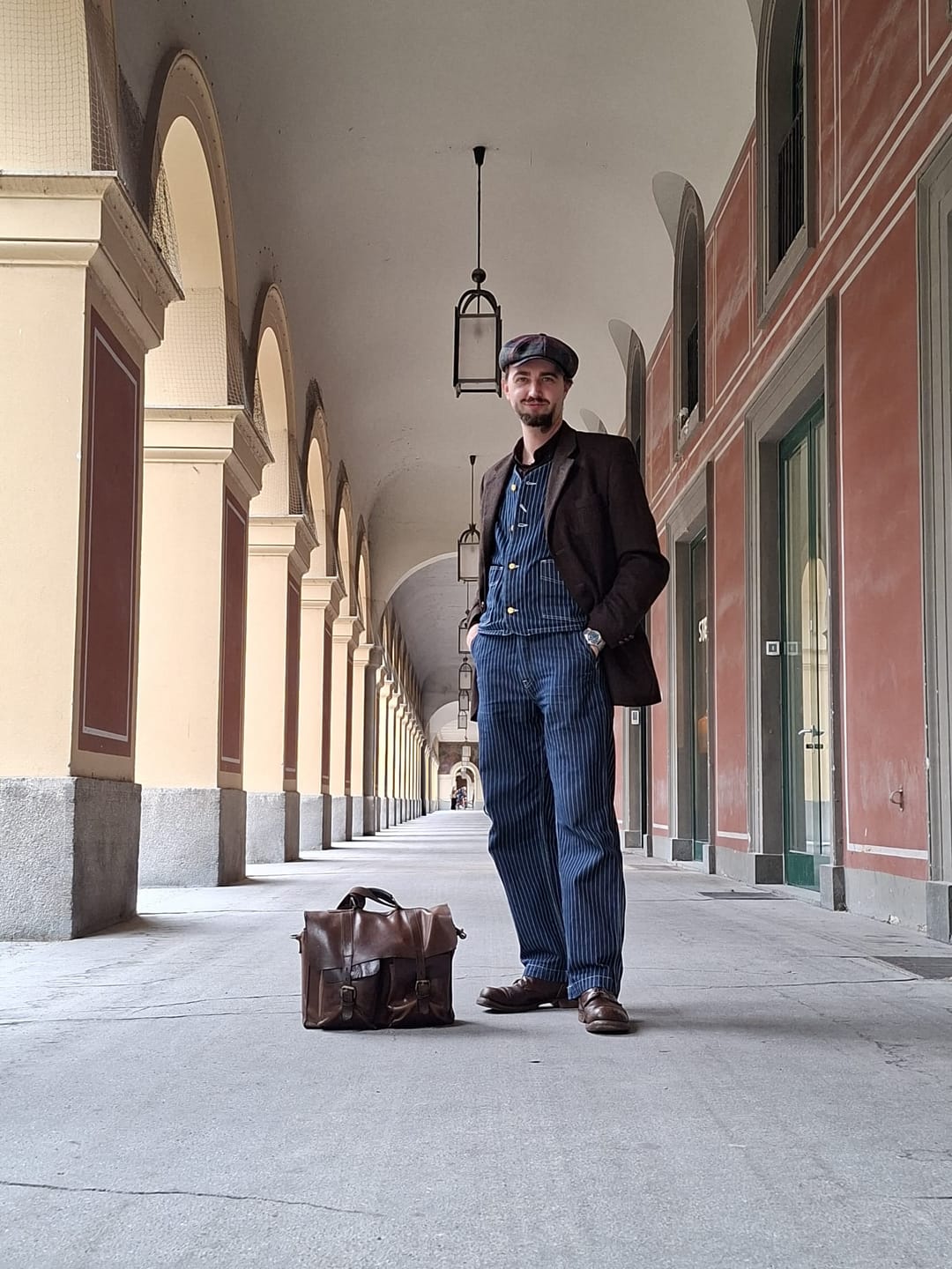 Customer photo review of 1930s Wabash Railway Work Vest