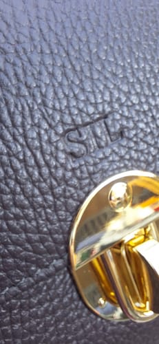 Customer photo review of The Lucinda Top Handle Bag