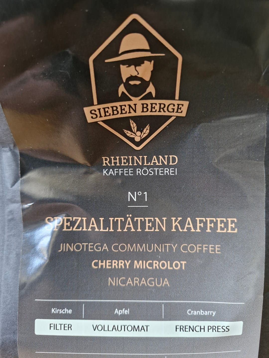 Customer photo review of N°8 Wolkenburg Extra – Bio Espresso Bar Mischung mit außergewöhnlichem Charakter