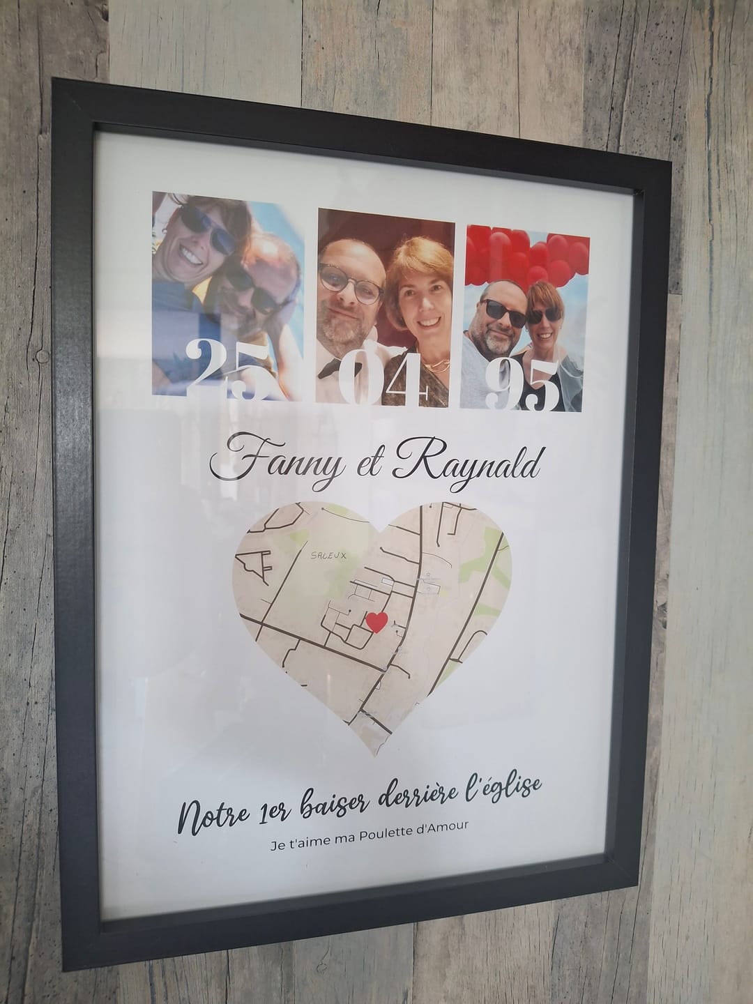 Customer photo review of Carte & collage photo -  Affiche Personnalisée