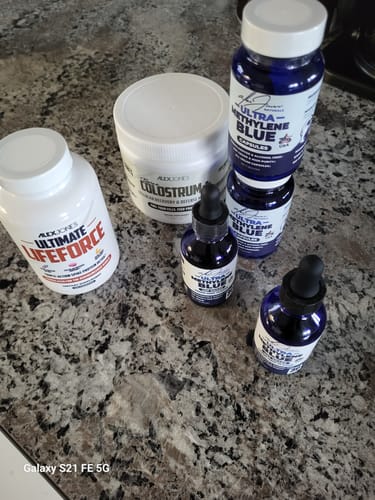 Customer photo review of (2 Bottles) Ultra Methylene Blue Capsules
