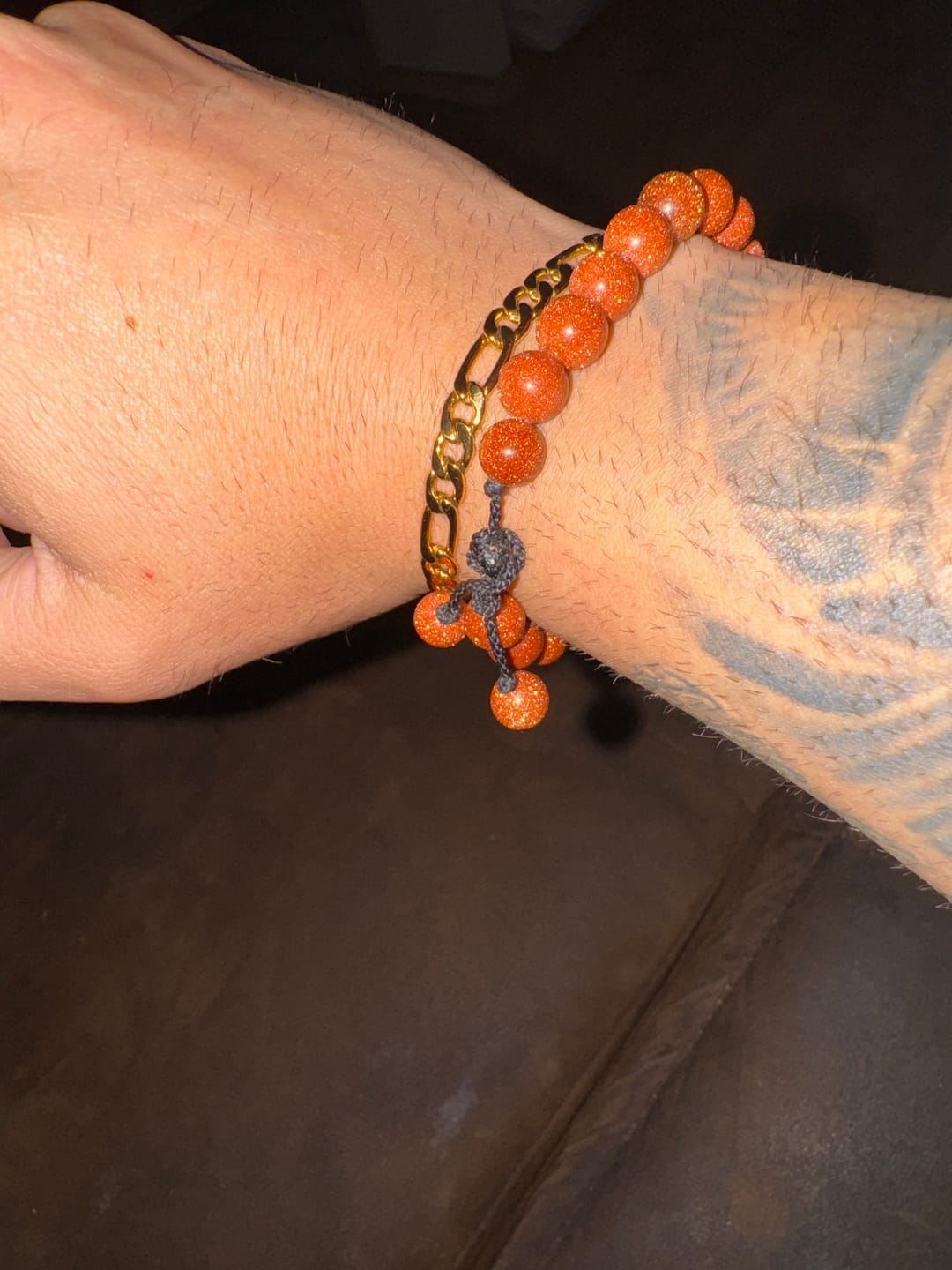 Customer photo review of Pulsera Fígaro Oro 5mm