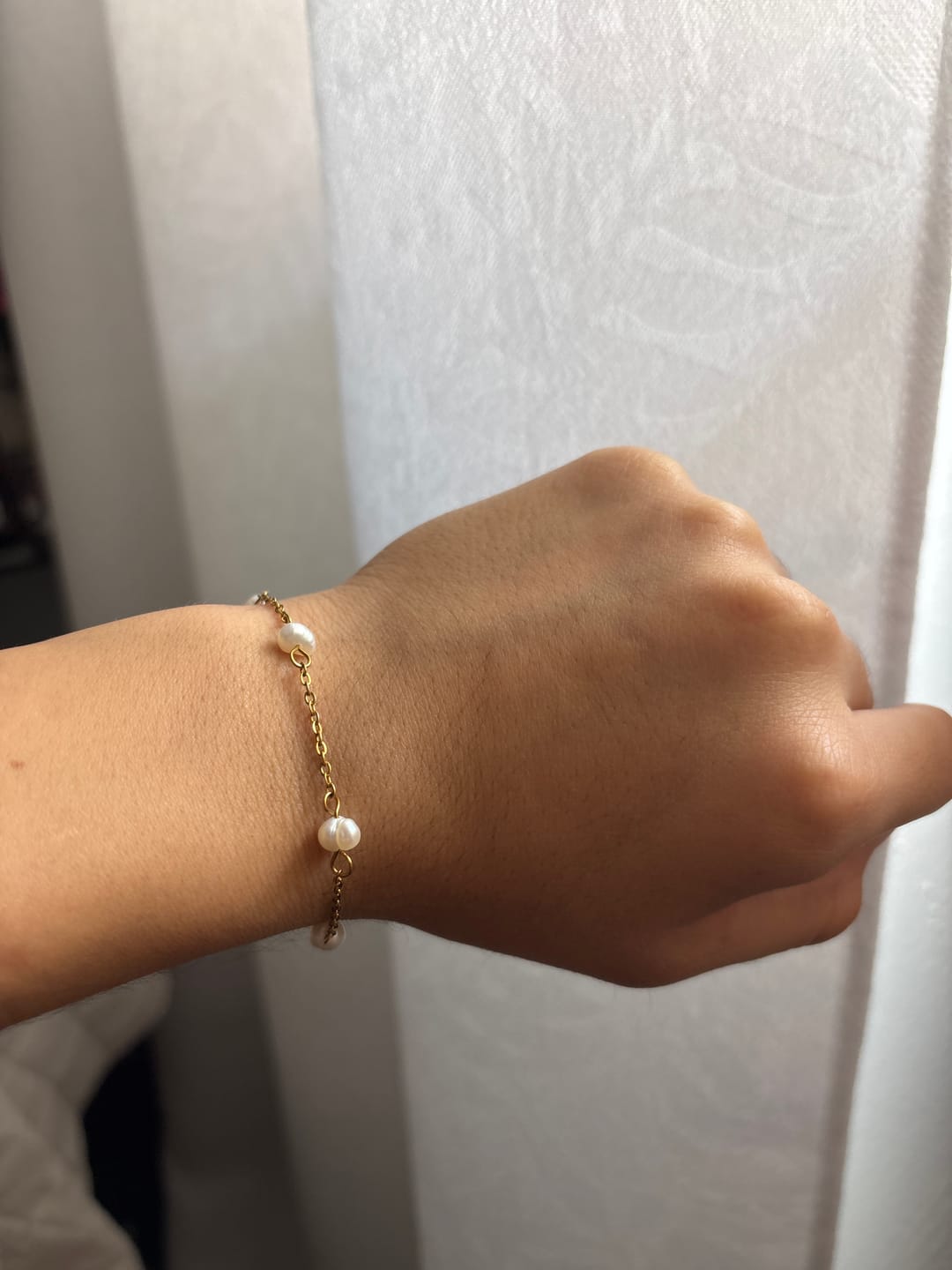 Customer photo review of Laney Pearl Bracelet (Bundle)