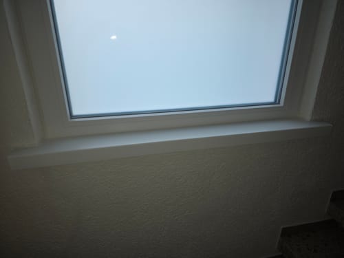 Customer photo review of Aufsatzfensterbank Weiß