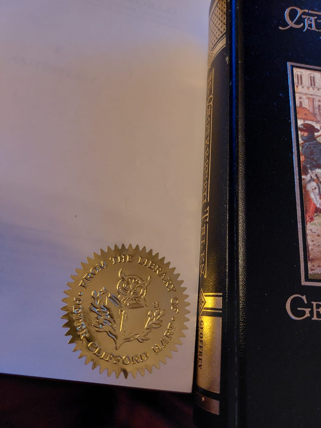 Customer photo review of Custom Book Embosser