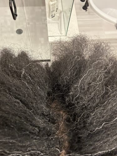 Customer photo review of Instant Dye Shampoo