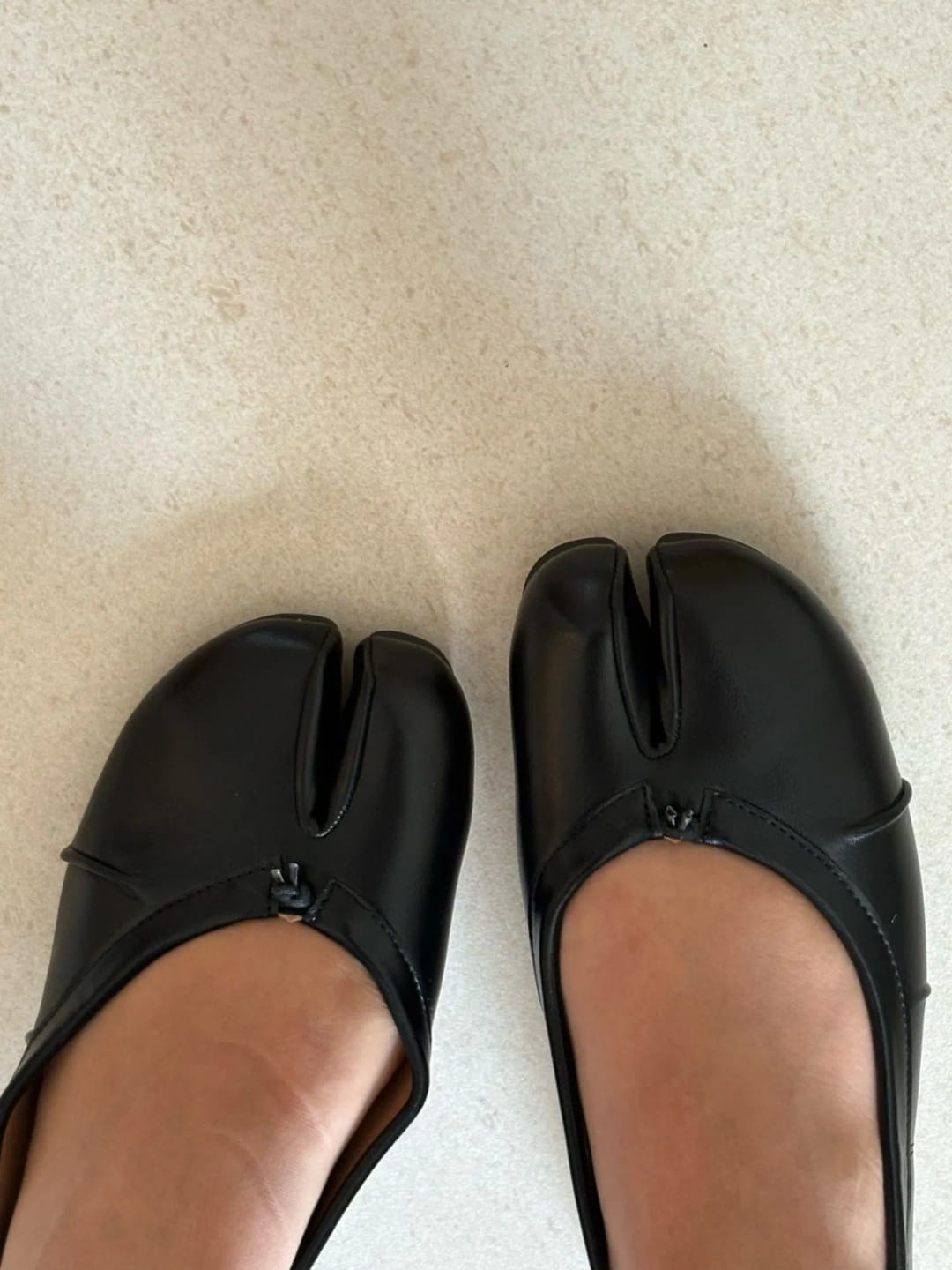Customer photo review of Abigail Vegan Leather Flats