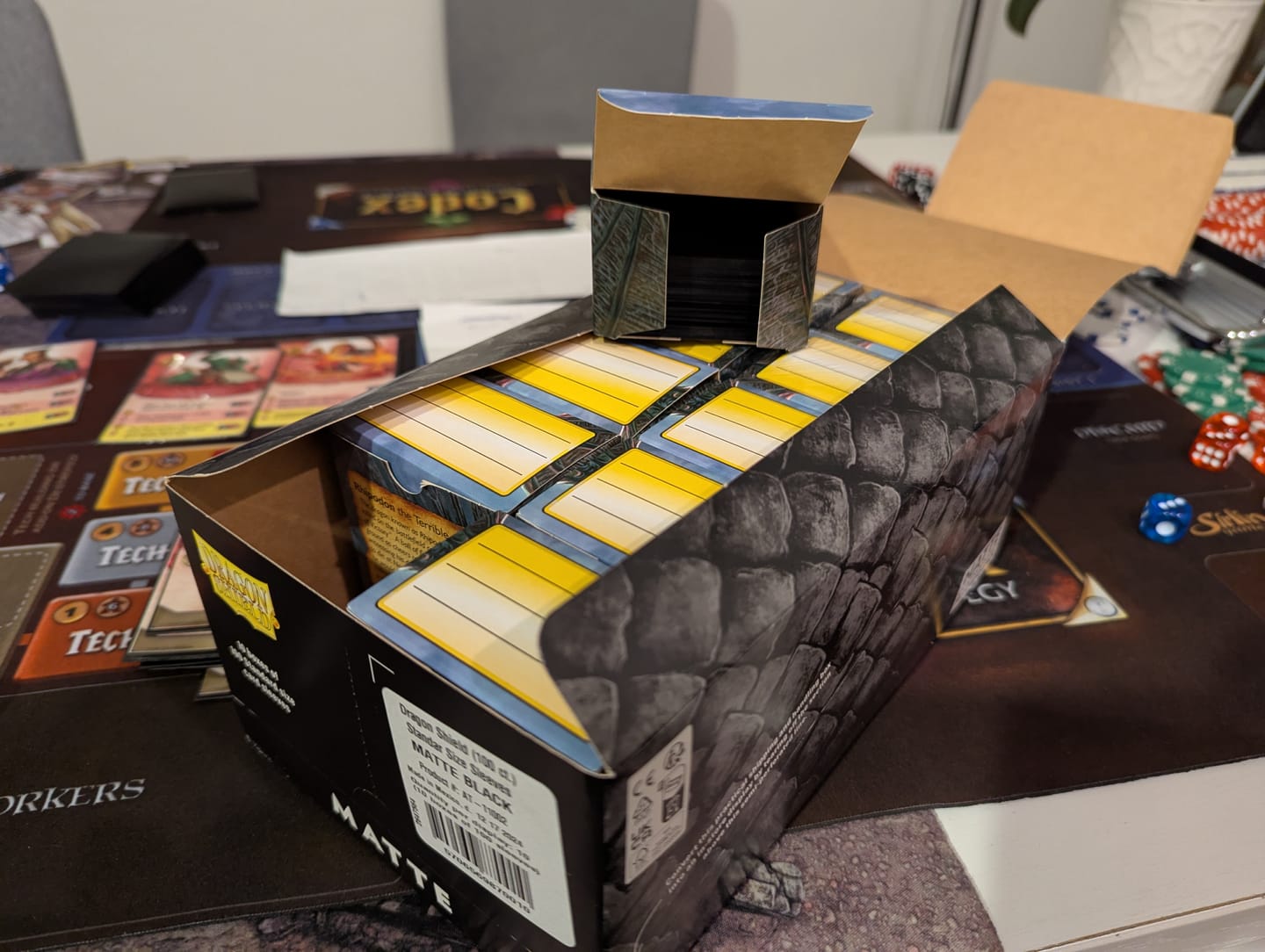 Customer photo review of Dragon Shield Display Case – Premium Card Storage & Protection