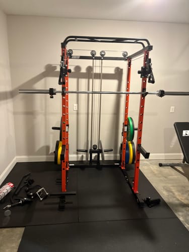 Customer photo review of RitFit PPC03 Power Cage Home Gym Package with Adjustable Cable System