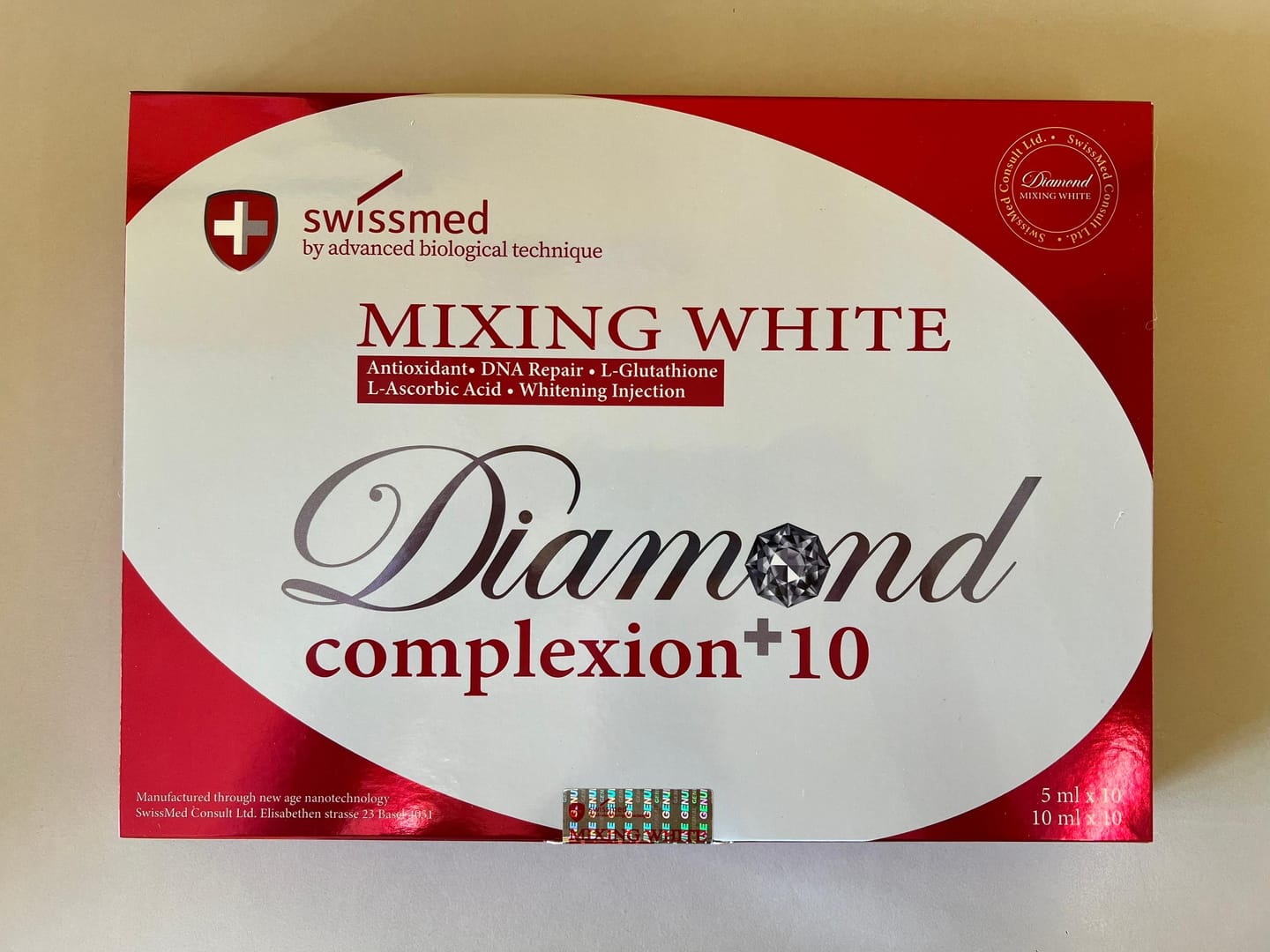 Customer photo review of Mixing White Diamond Complexion+10