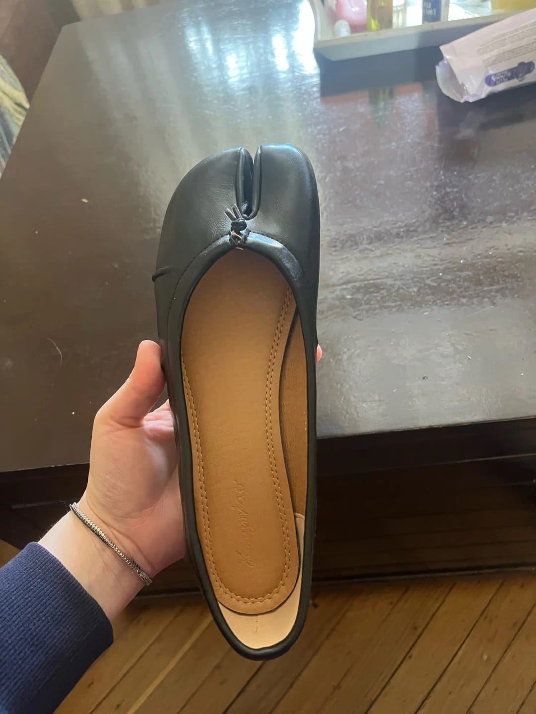Customer photo review of Abigail Vegan Leather Flats