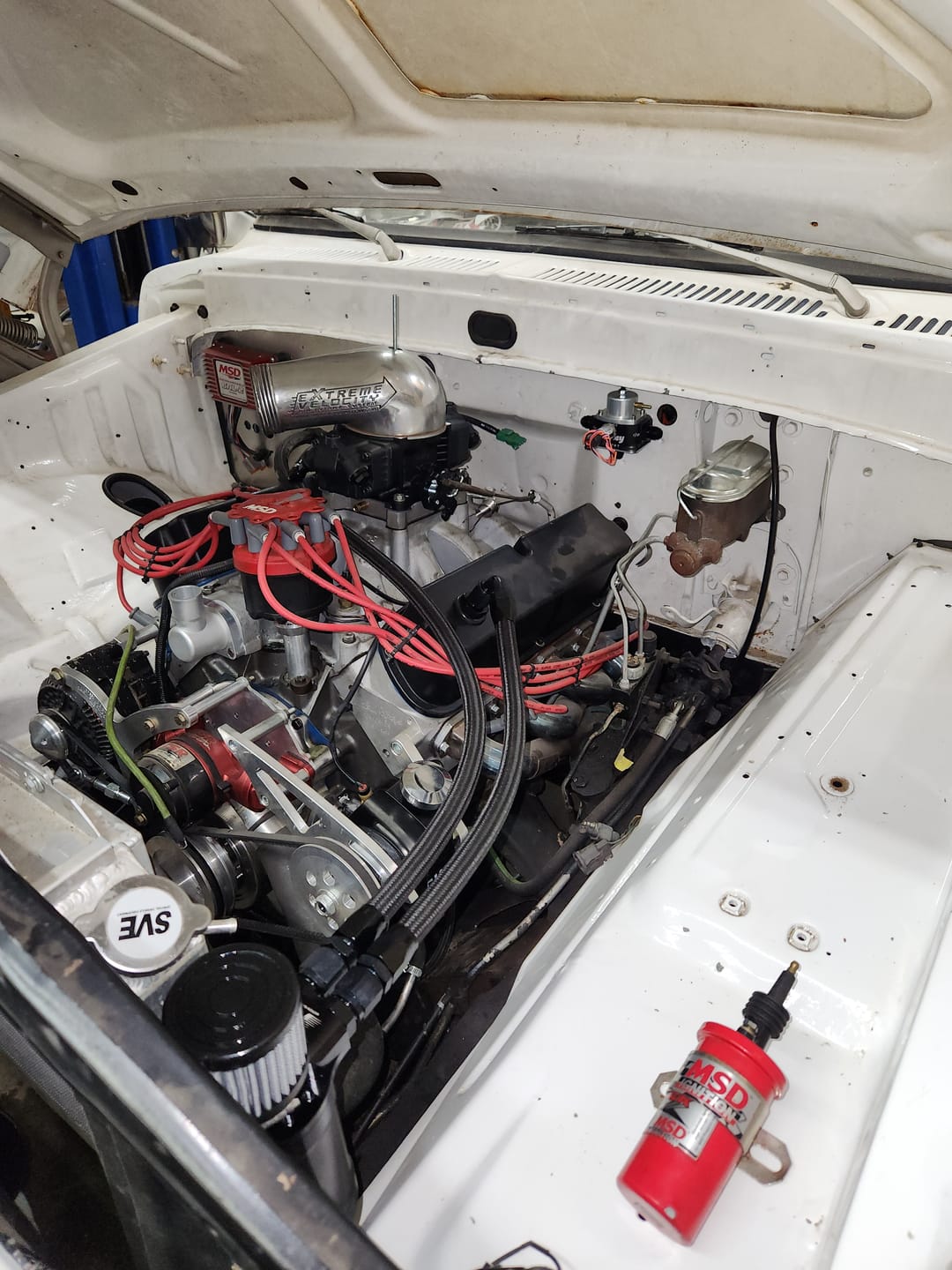 Customer photo review of SBC / BBC / SBF Catch Can Kit For 1.22" Push In Grommets
