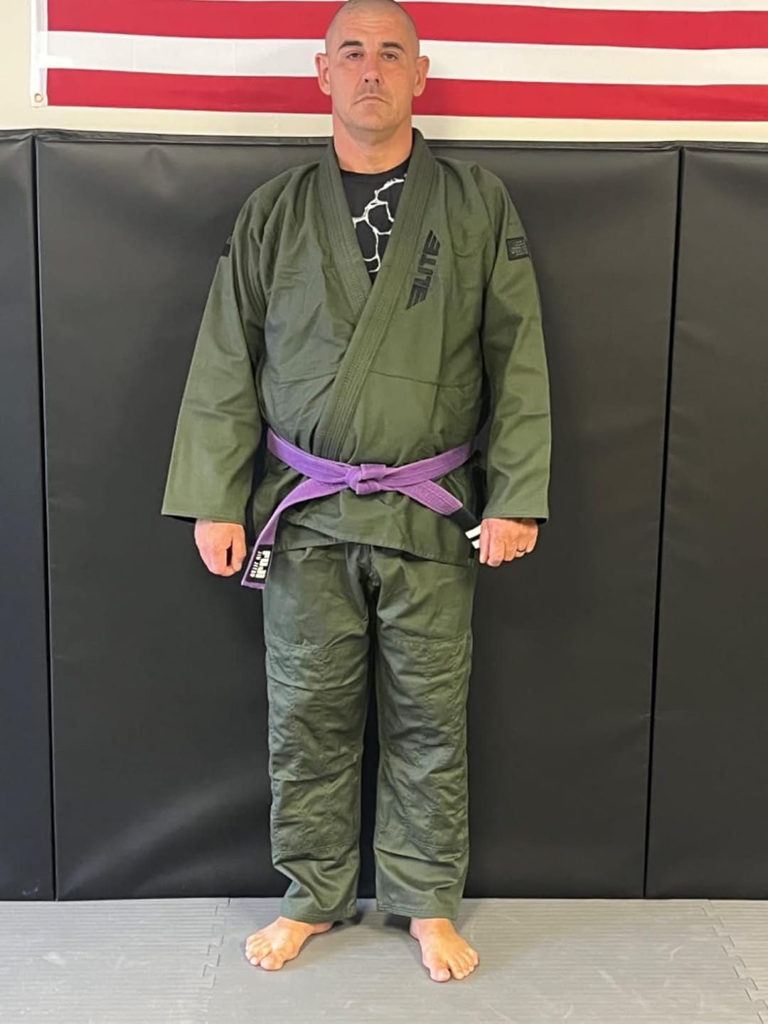 Customer photo review of Core Military Green Brazilian Jiu Jitsu Mens BJJ Gi