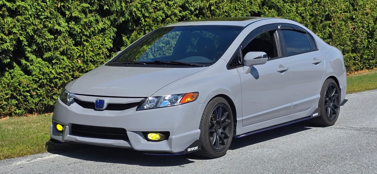 Customer photo review of DevSport Side Skirt Splitters Extensions (06-11 Honda Civic Sedan FA1 FA5)