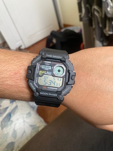 Customer photo review of Reloj Casio Vintage WS-1700H-1AV Tide Graph Moonphase