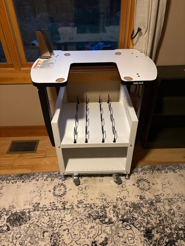 Customer photo review of Embroidery Machine Stand, Babylock #ALSTAND