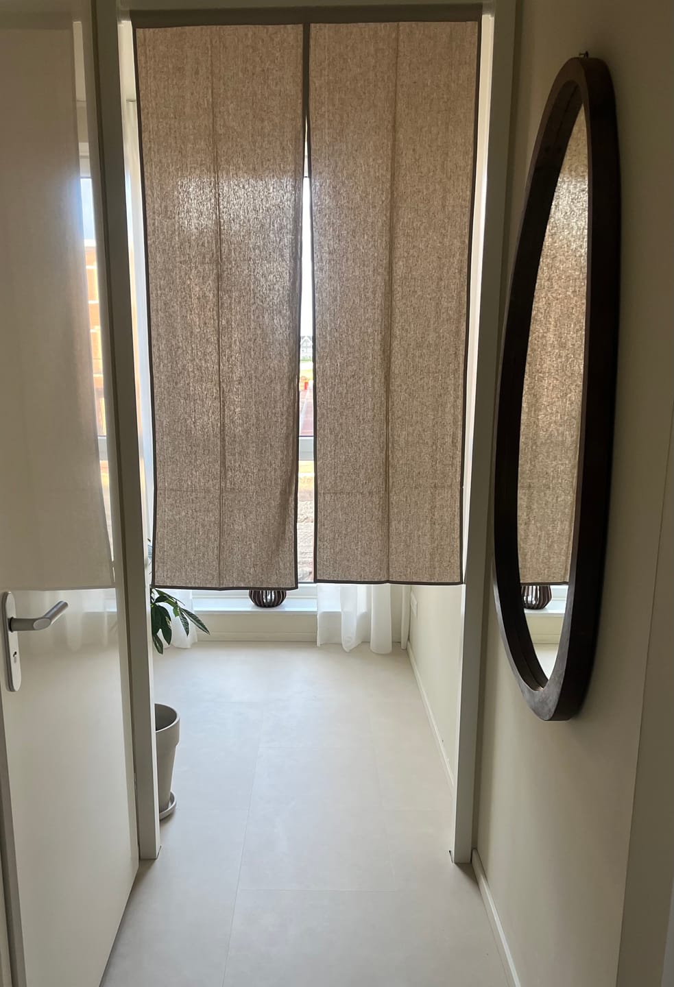 Customer photo review of Japanse Noren Gordijn - Natuurlijk Linnen