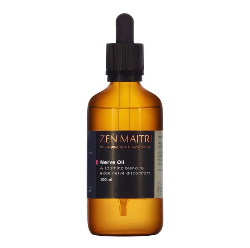 Customer photo review of Nerve Oil – Warming Herbal Massage Blend for Comfort & Mobility, 100ml