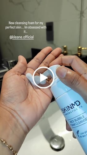 Customer video review of Rice Bubble Foam Cleanser