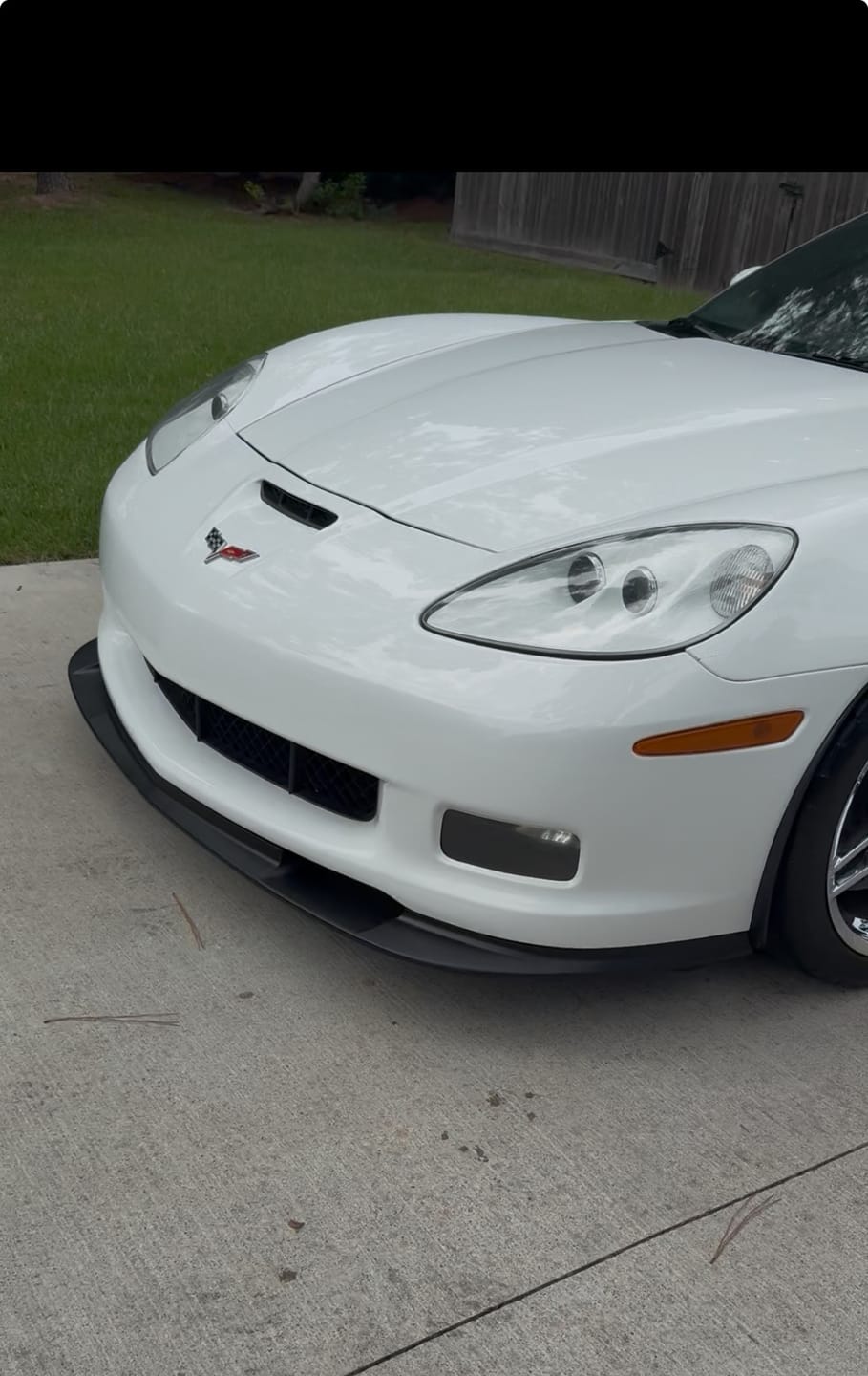 Customer photo review of Corvette C6 Grand Sport / Z06 Front Splitter Lip | ZR1 Conversion Package