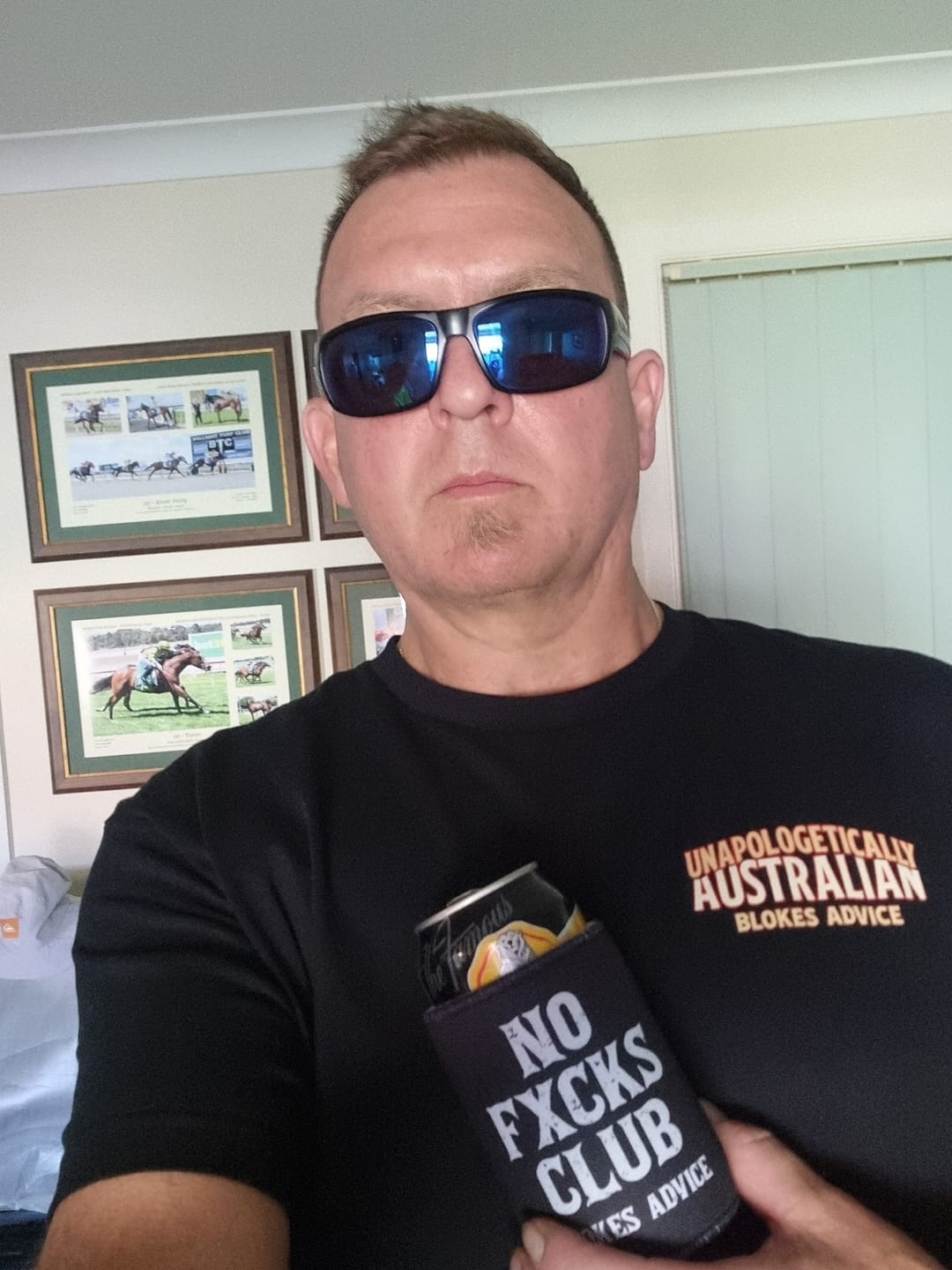 Customer photo review of Aussie As Tee - Black