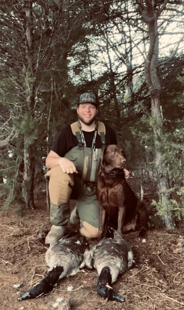 Customer photo review of TIDEWE × MinnDak Slough Dawgs TIZIP® Duck Hunting Waders