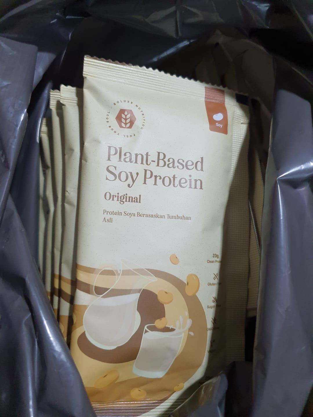 Customer photo review of [Sachet] Soy Protein Isolate - Original Unflavoured