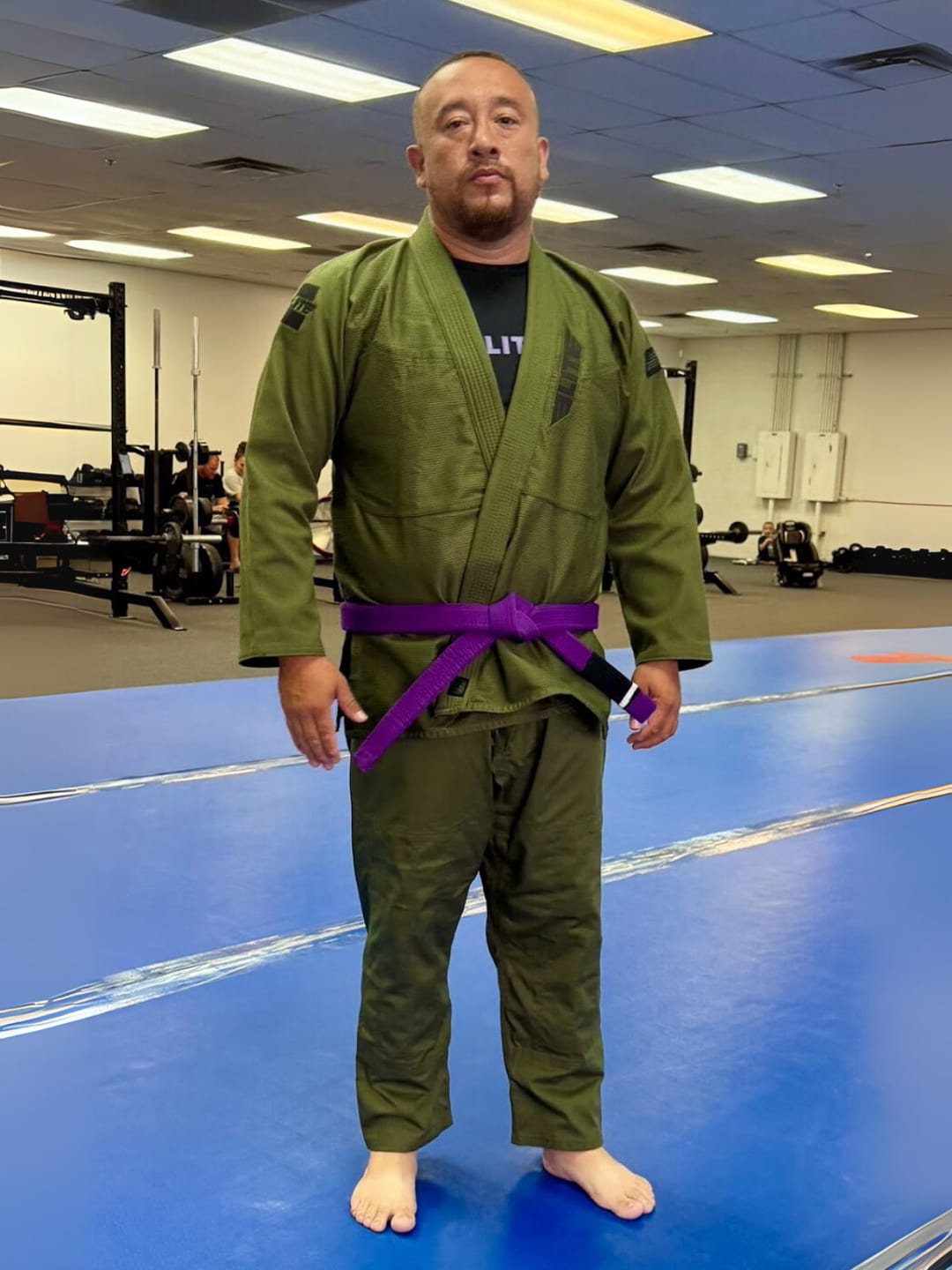 Customer photo review of Core Military Green Brazilian Jiu Jitsu Mens BJJ Gi